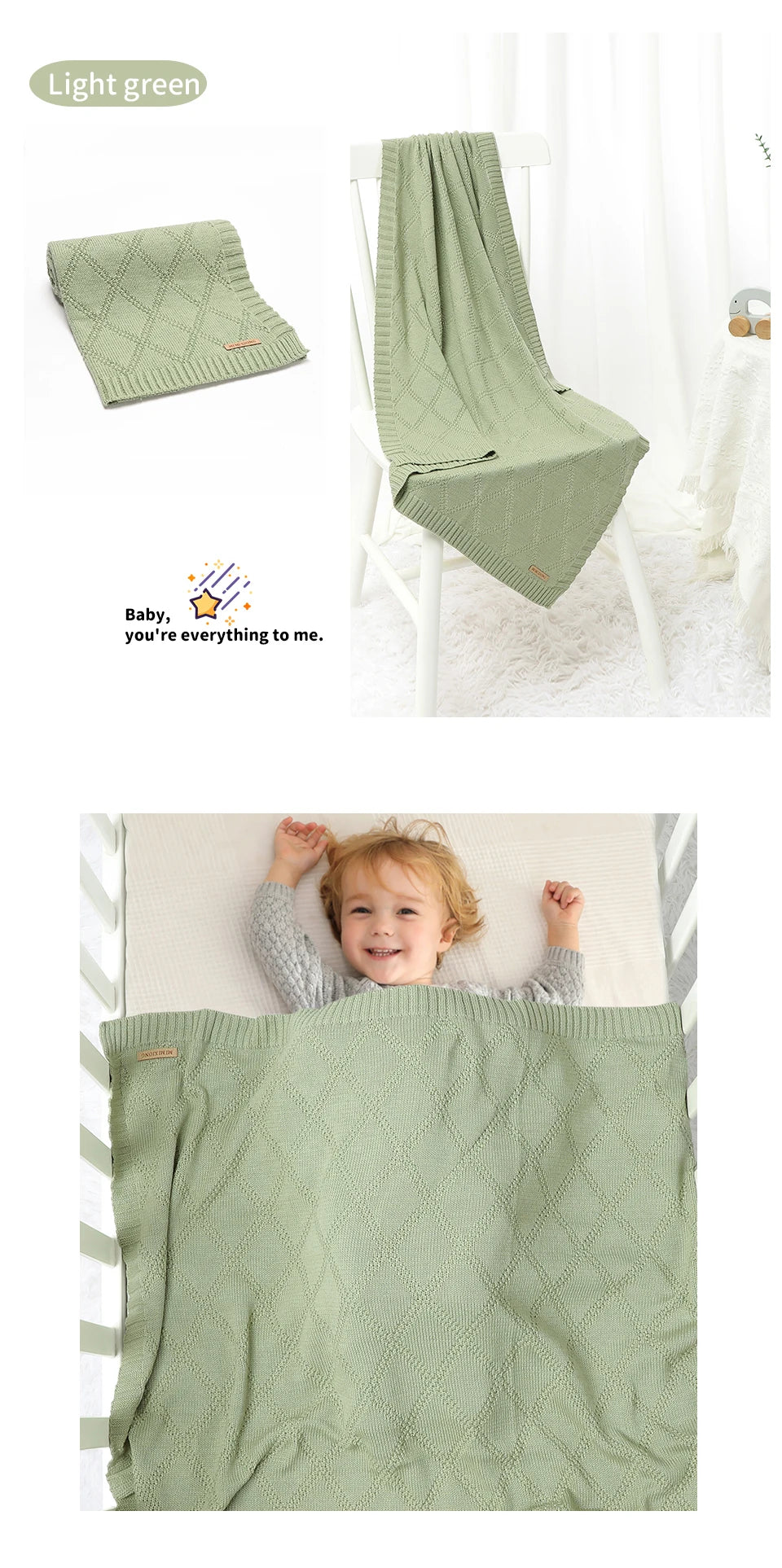 Cotton Baby Blankets Super Soft Newborn Infant Boy Girl Stroller Nursery Cover Quilts 90*70cm Toddler Outdoor Throw Playing Mats