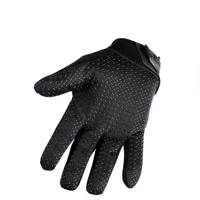 a pairSeals Full Finger Protective Gloves Male Training Fighting Outdoor Bicycle Riding Camouflage Gloves