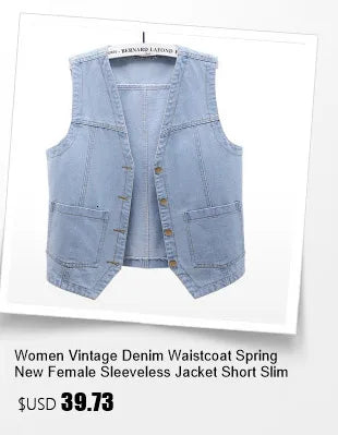 fashion Lace Beaded Denim Vest Women Cardigan 2025 New spring Sleeveless Jacket Fashion Loose Vintage jeans Waistcoat tide R359