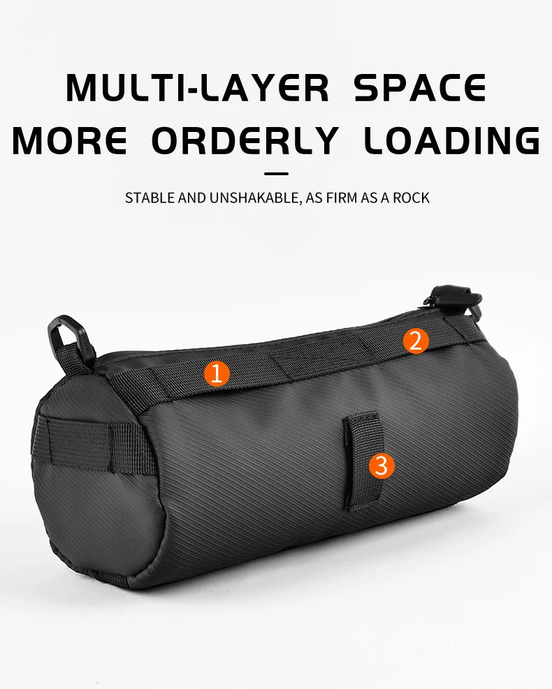 OFFBONDAGE Bike Front Bag Large Capacity Storage Outside Waterproof Multi-function Riding Bag Mountain Bike Bag Bike Accessory