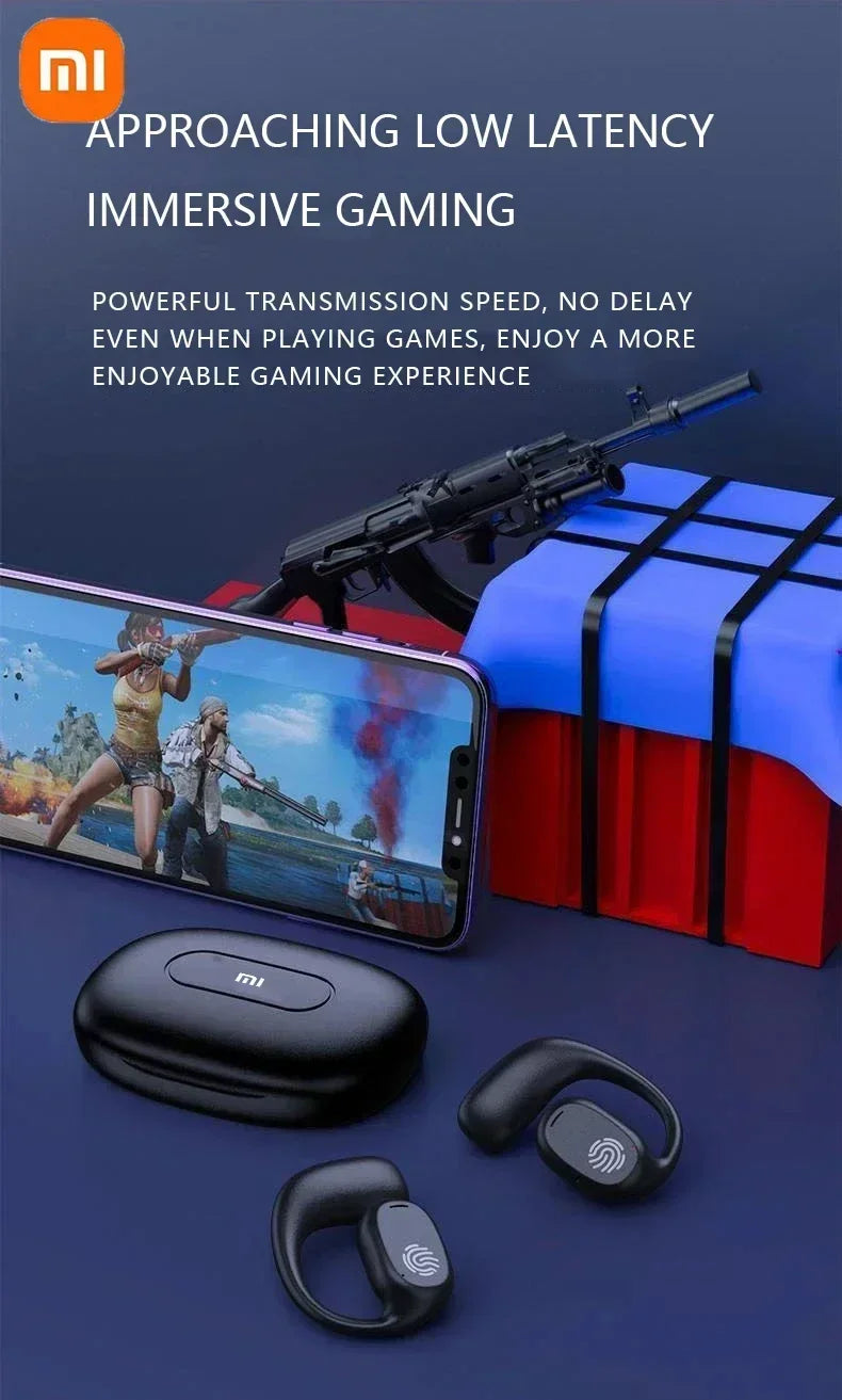 Xiaomi Bone Conduction Earbuds Sports Bluetooth 5.3 Wireless Headphones HiFi 9D Stereo Waterproof TWS Touch Noise Cancellation