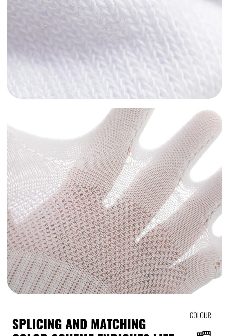 MiiOW Pure Cotton Five Finger Short Socks Men Sweat Absorbent Antibacterial Breathable Mesh Boat Socks Running Sports Toe Sock