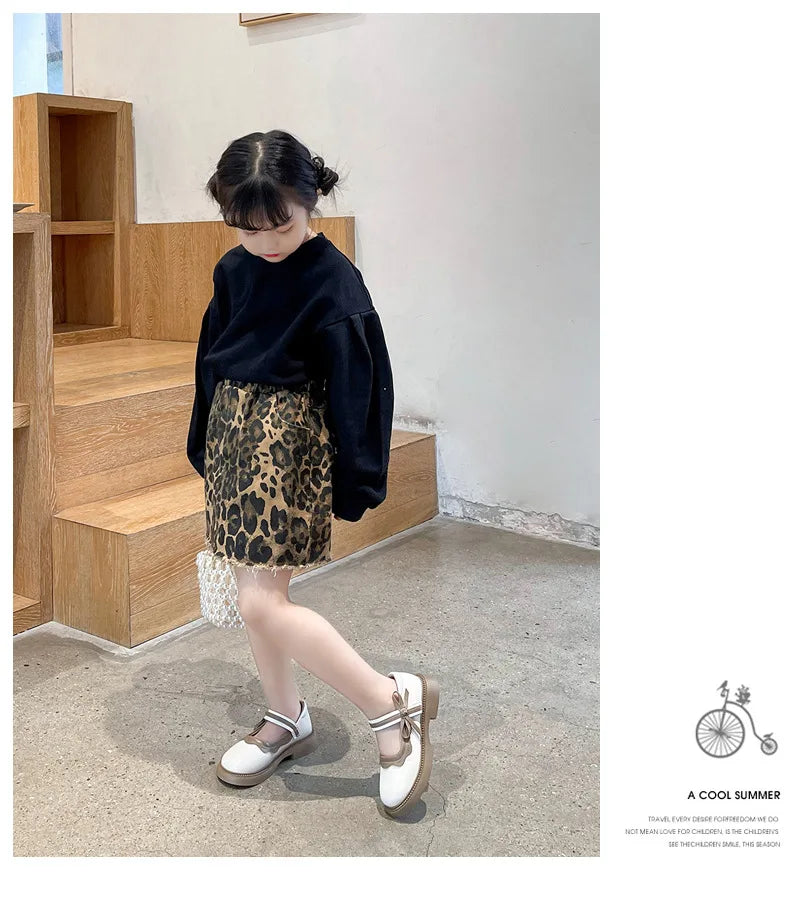 Fashion Girl School Shoes Patchwork Kid Princess Shoes for Children Shallow Toddler Ruffled Edge Leather Shoes Causal Mary Janes