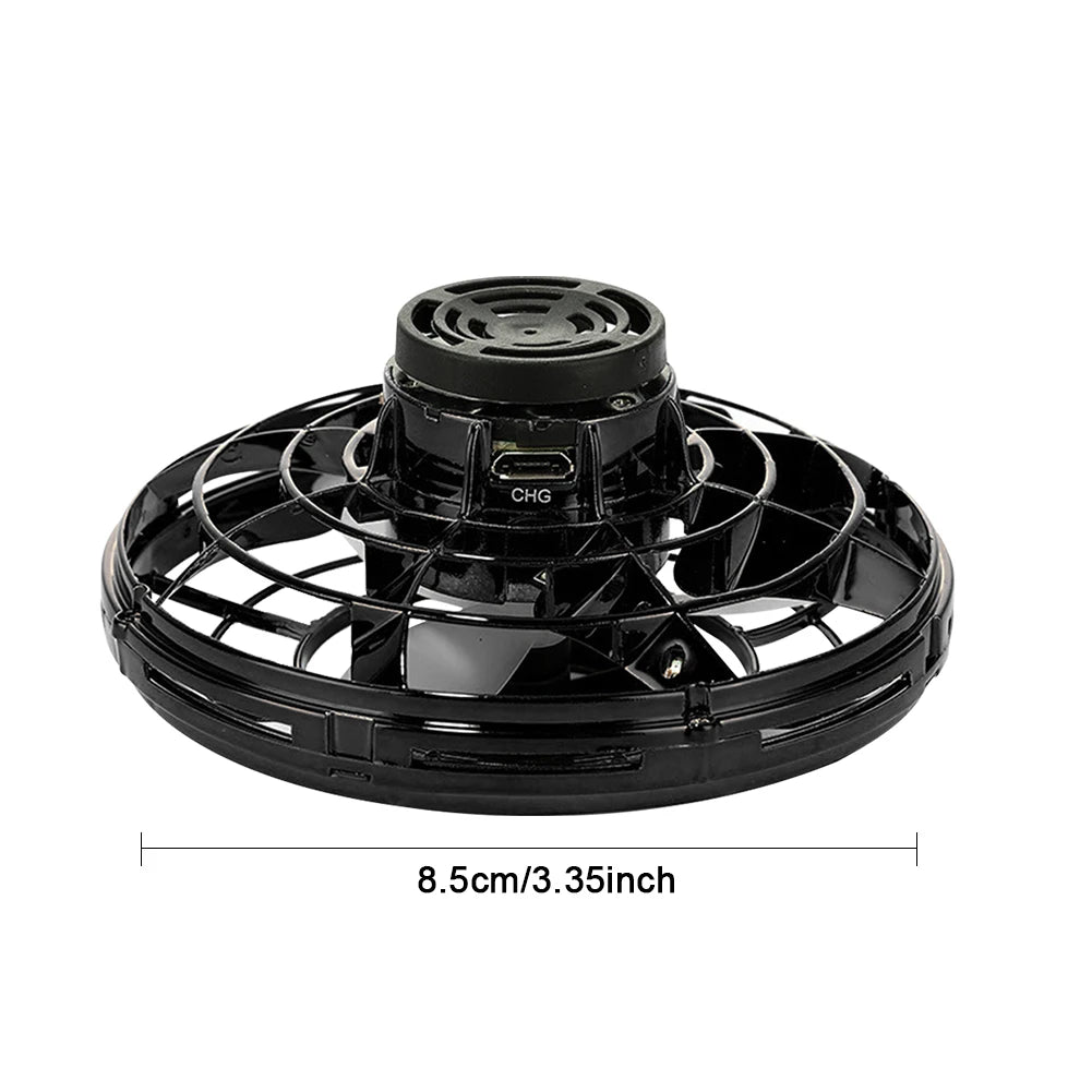 1-5PCS Fingertip Flying Gyro 360° Rotating Helicopter Spinner Toy 100mAh with LED Lights for Adult Kids Decompression Toy