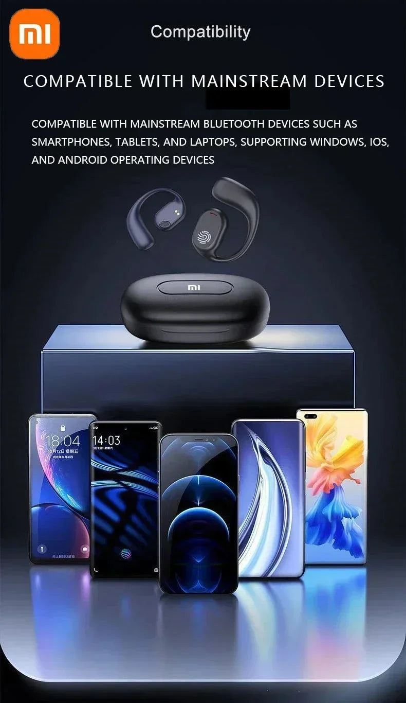 Xiaomi Bone Conduction Earbuds Sports Bluetooth 5.3 Wireless Headphones HiFi 9D Stereo Waterproof TWS Touch Noise Cancellation