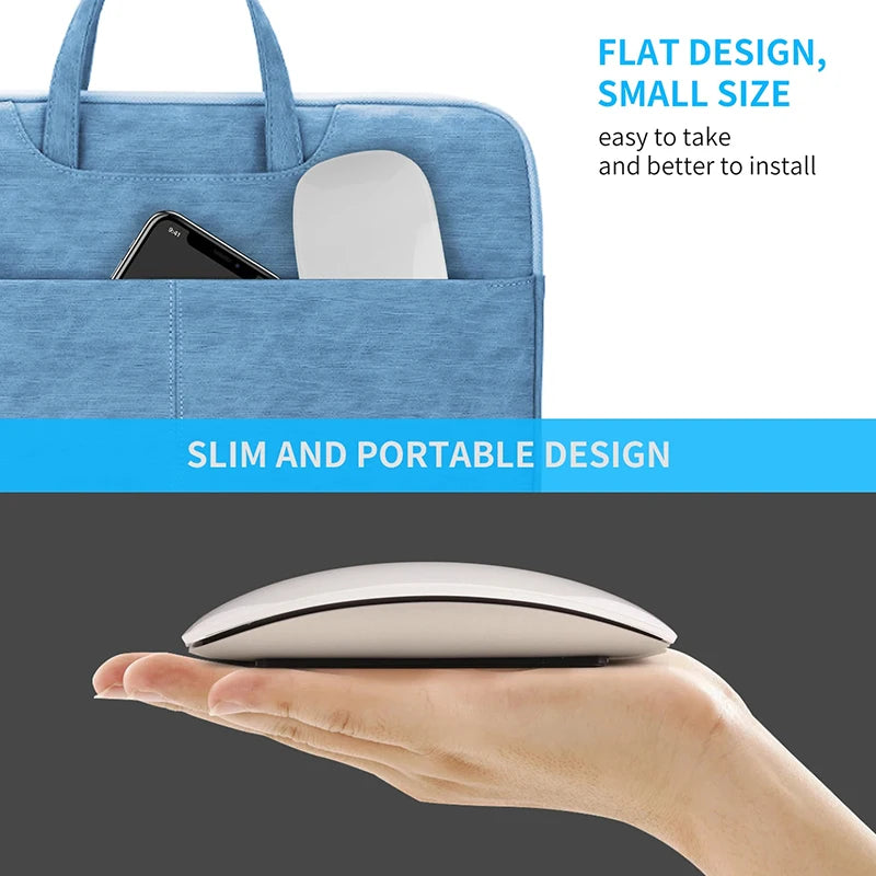 Xiaomi Wireless Bluetooth Magic Computer Mouse Dual-Mode Silent Rechargeable Touch Slim Ergonomic PC Mice For Apple Macbook Air