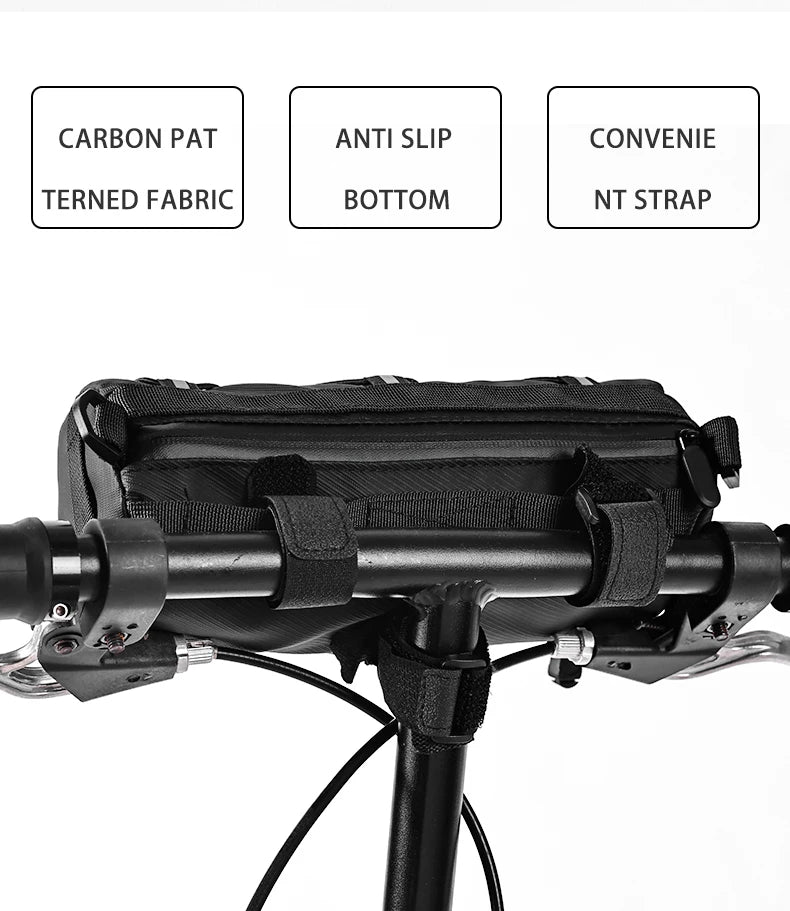 OFFBONDAGE Bike Front Bag Large Capacity Storage Outside Waterproof Multi-function Riding Bag Mountain Bike Bag Bike Accessory