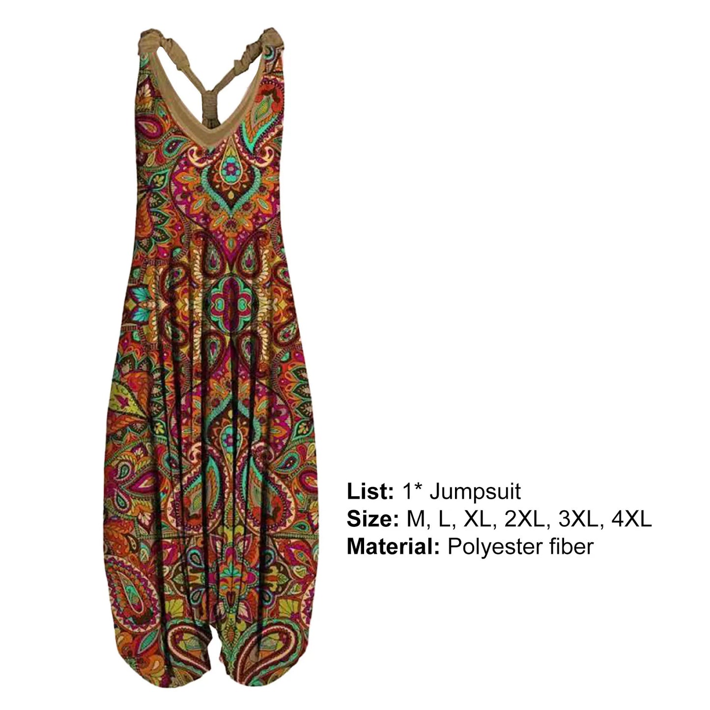 Vintage Womens Summer Playsuit Romper Jumpsuit Ladies Sleeveless Casual Floral Print Elegant High Waist Jumpsuits Комбинезоны