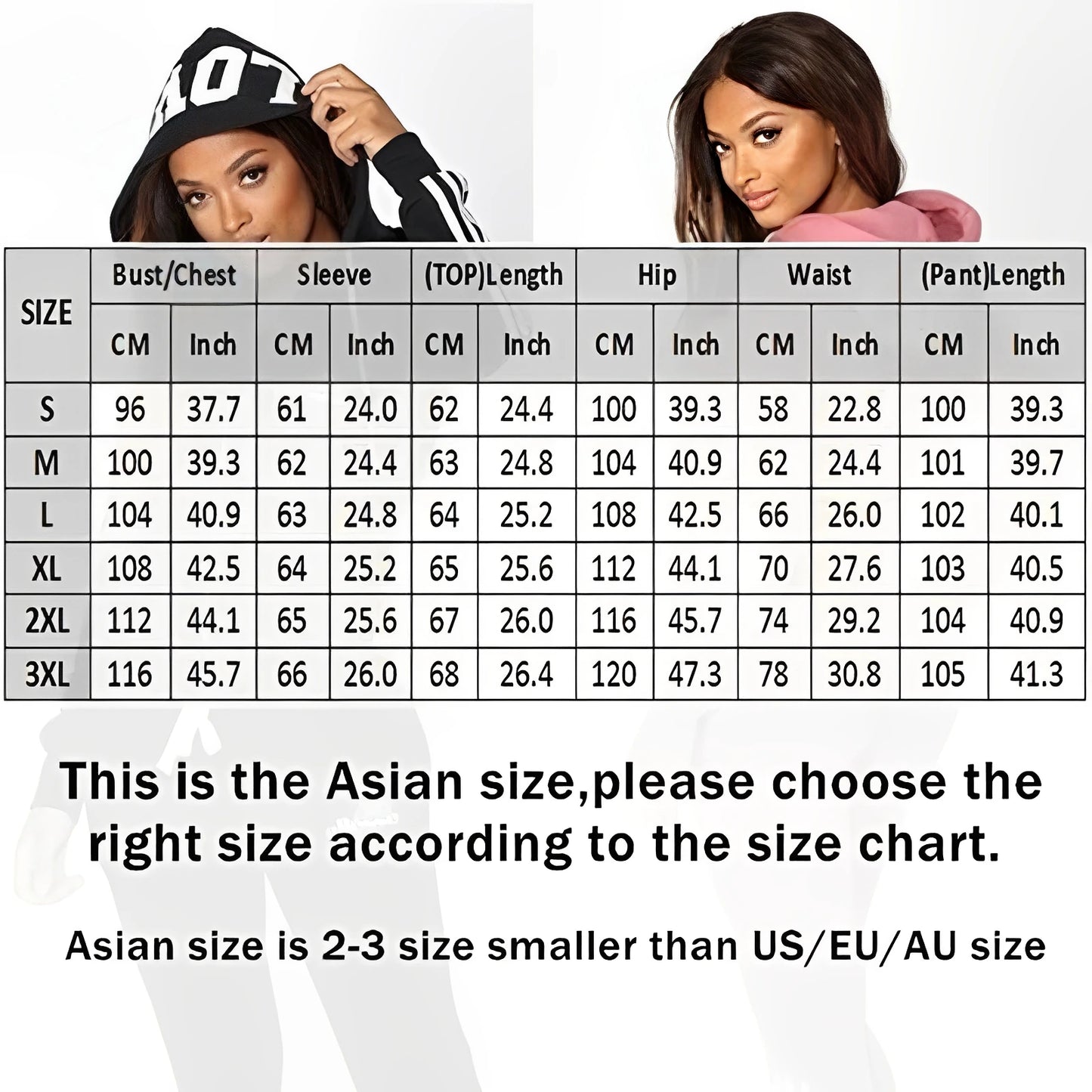 Women's Tracksuit Hooded Sweatshirts Sweatpants All Season Daily Sports Jacket Sportswear Ladies Outdoor Casual Sexy Zip Outfits