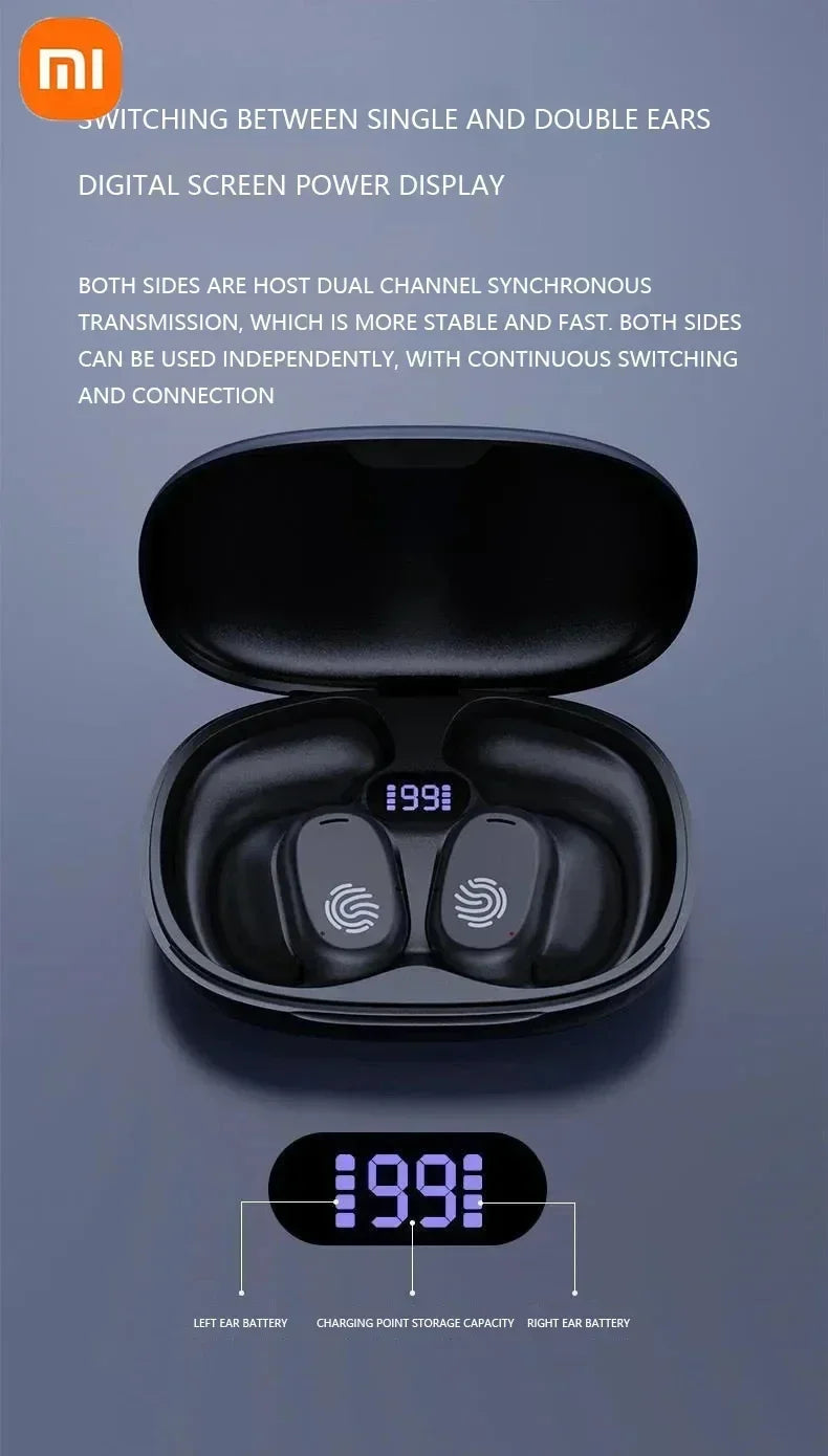 Xiaomi Bone Conduction Earbuds Sports Bluetooth 5.3 Wireless Headphones HiFi 9D Stereo Waterproof TWS Touch Noise Cancellation