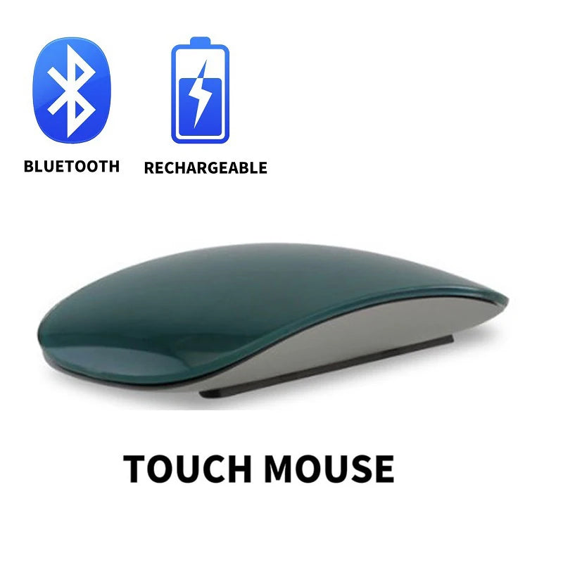 Xiaomi Wireless Bluetooth Magic Computer Mouse Dual-Mode Silent Rechargeable Touch Slim Ergonomic PC Mice For Apple Macbook Air