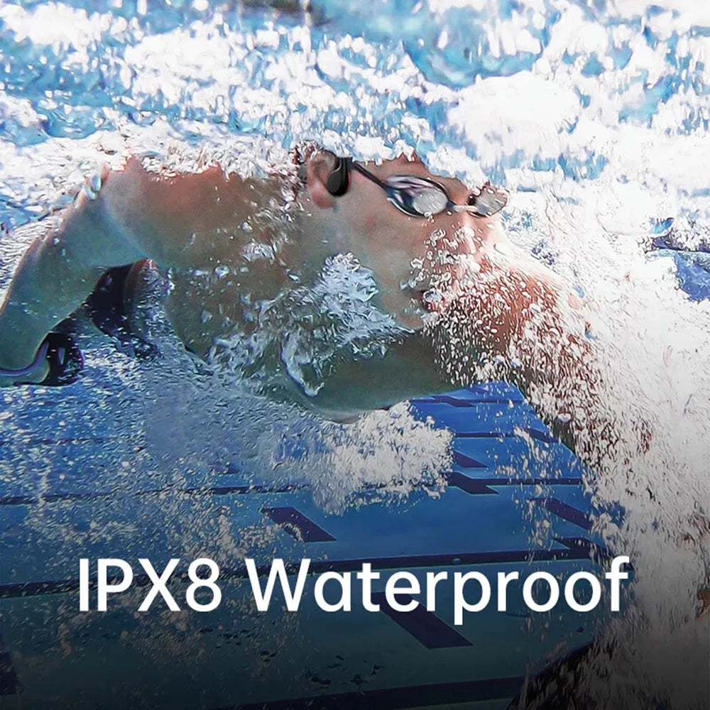 Xiaomi Bone Conduction Headset IPX8 32GB Bluetooth 5.3 Wireless Swimming Headphone With Microphone Waterproof Exercise Fitness