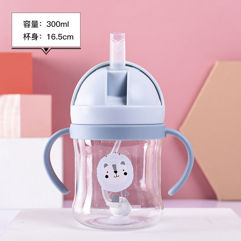 Children's straw cup for mothers and babies, kindergarten baby drinking cup, special children's cup for infants