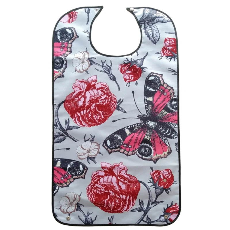 1 Pc Large Waterproof Aprons Adult Mealtime Bibs Aid Apron Washable Reusable Disability Clothes Bib Cook Protector Tool
