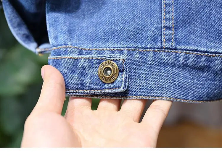Children's Denim Jackets Trench Coat Embroidery Jackets Boy Baby Denim Coat Casual Outerwear Spring Autumn clothing