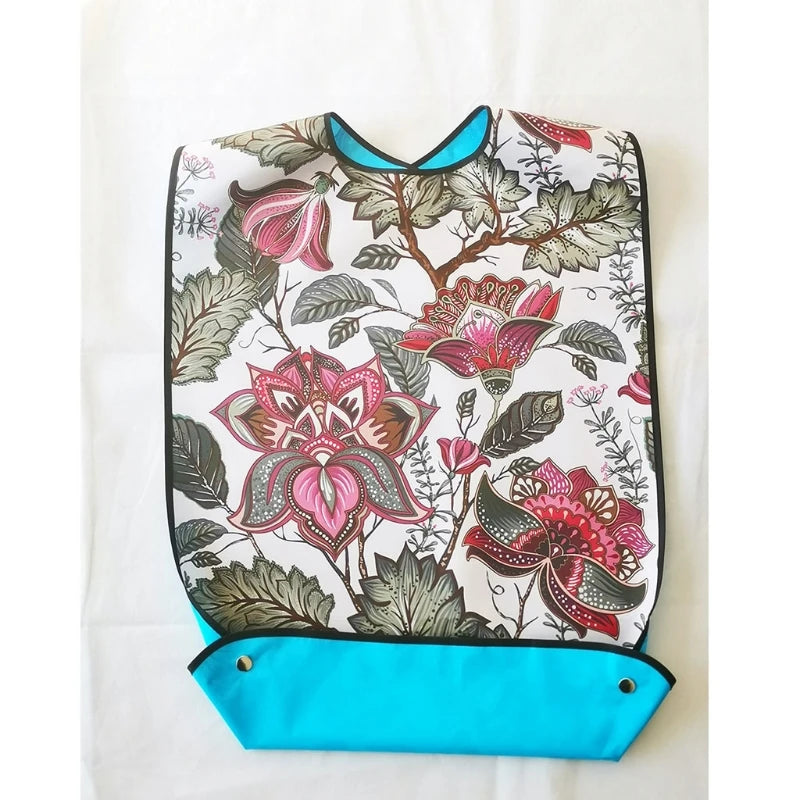1 Pc Large Waterproof Aprons Adult Mealtime Bibs Aid Apron Washable Reusable Disability Clothes Bib Cook Protector Tool