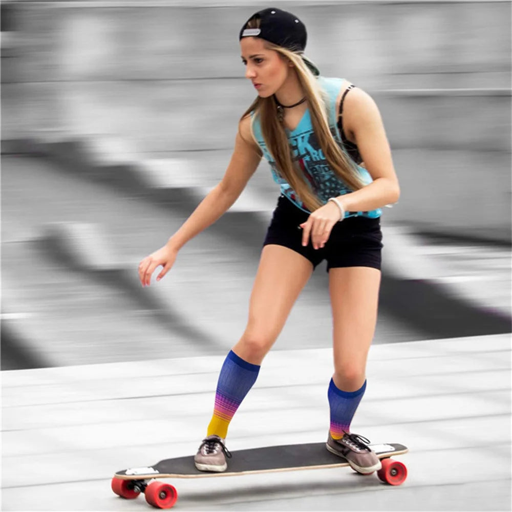 Running Compression Socks Summer 20-30 Mmgh Pregnant Edema Varicose Veins Varicose Veins Edema Diabetes Marathon Nurse Stocking