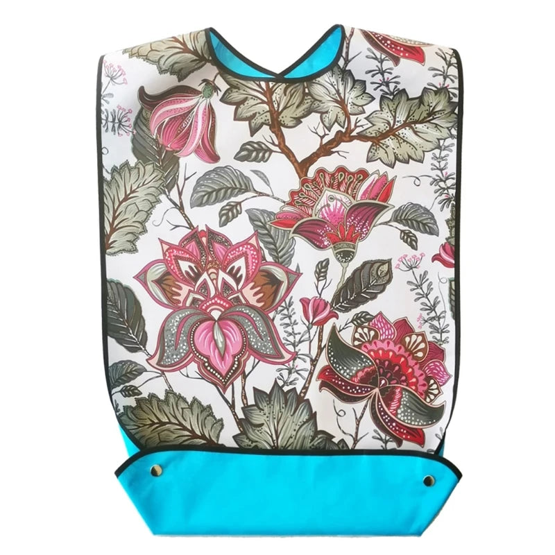 1 Pc Large Waterproof Aprons Adult Mealtime Bibs Aid Apron Washable Reusable Disability Clothes Bib Cook Protector Tool