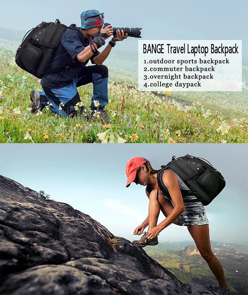 KAKA 15.6 inch Laptop Backpack Large Capacity Men Travel Bag Men Backpack bag  Men travel Shoulder Bag Waterproof  Rucksack Bags