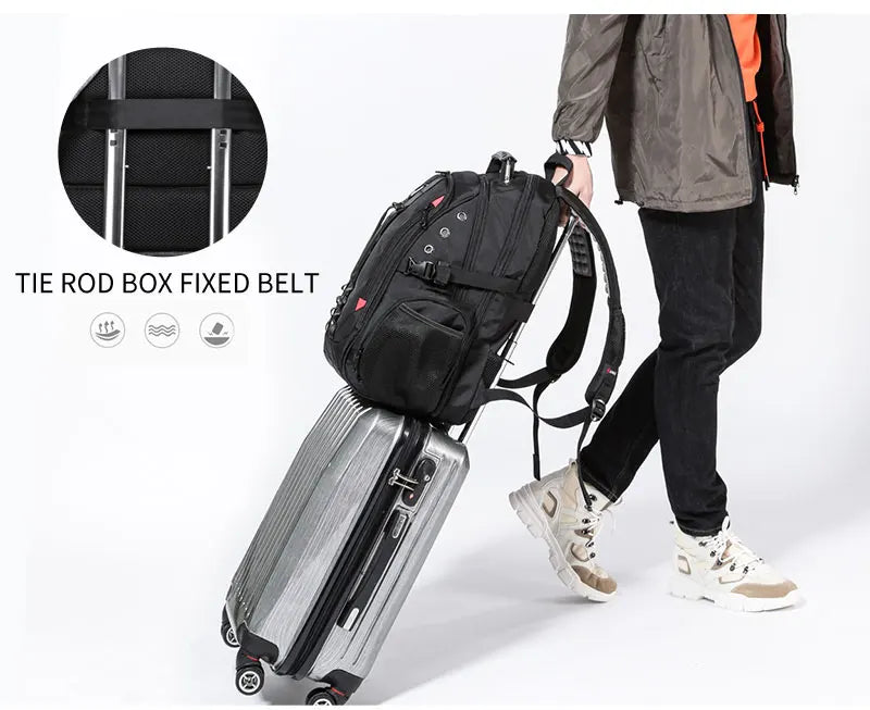 KAKA 15.6 inch Laptop Backpack Large Capacity Men Travel Bag Men Backpack bag  Men travel Shoulder Bag Waterproof  Rucksack Bags