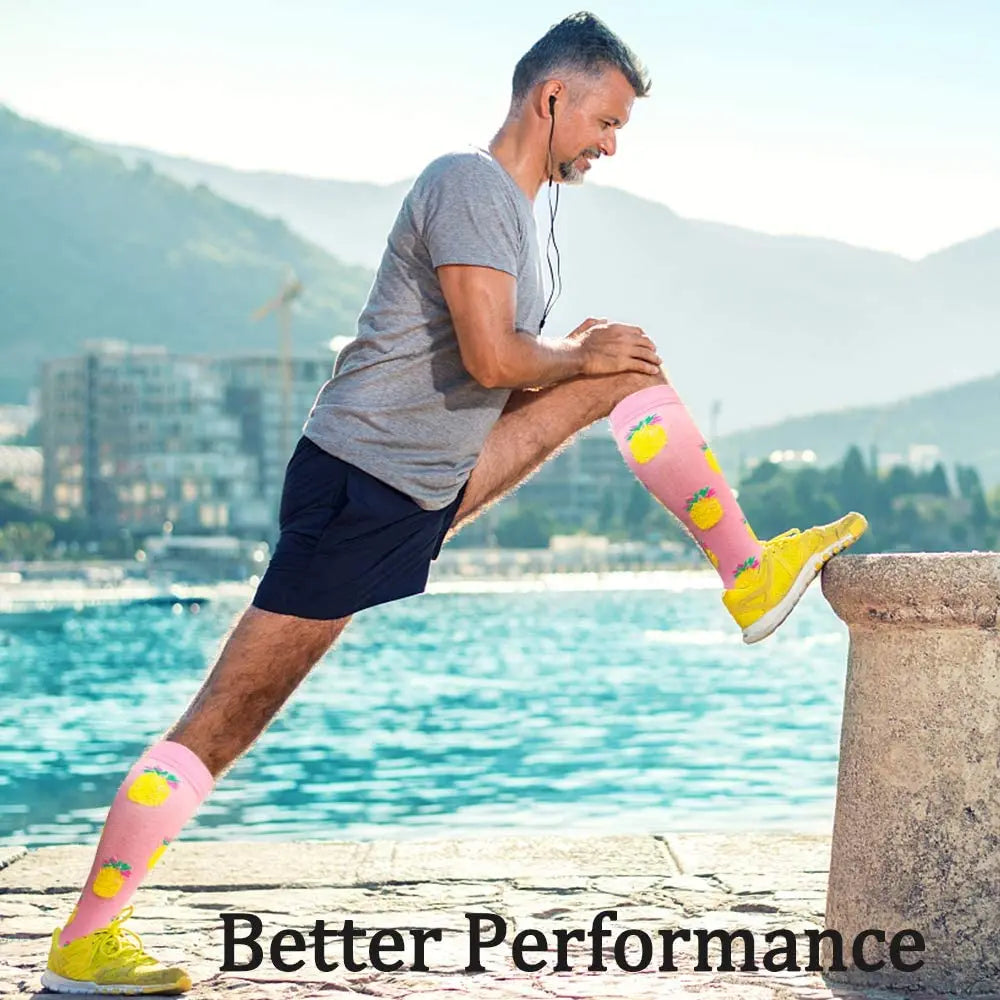 Running Compression Socks Summer 20-30 Mmgh Pregnant Edema Varicose Veins Varicose Veins Edema Diabetes Marathon Nurse Stocking