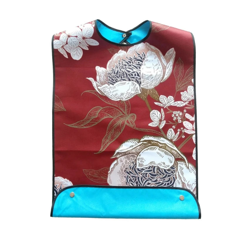 1 Pc Large Waterproof Aprons Adult Mealtime Bibs Aid Apron Washable Reusable Disability Clothes Bib Cook Protector Tool