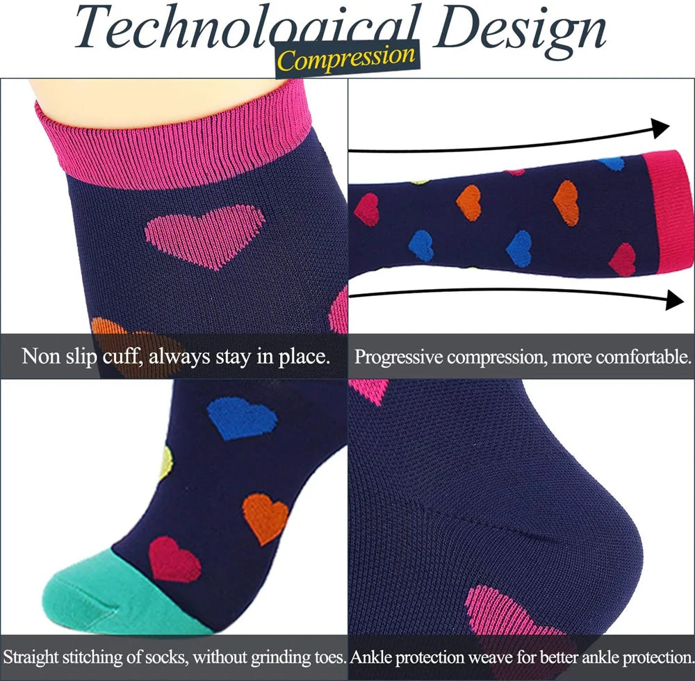 Running Compression Socks Summer 20-30 Mmgh Pregnant Edema Varicose Veins Varicose Veins Edema Diabetes Marathon Nurse Stocking