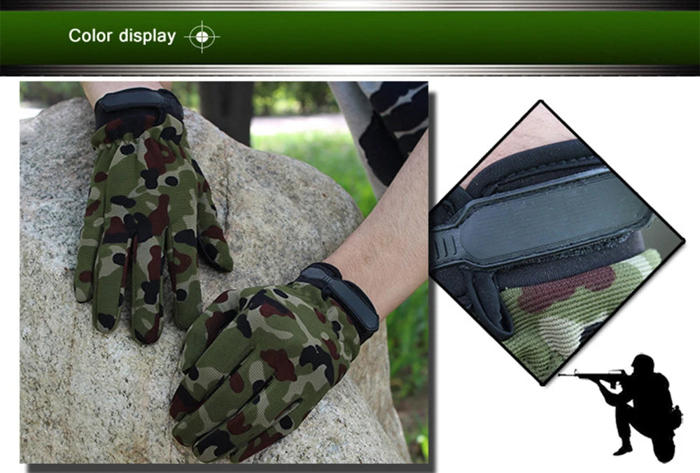 Fishing Gloves Summer Breathable Outdoor Riding Gloves Man Lady Light Bicycle Non-Slip Gloves Full Finger Fingerless