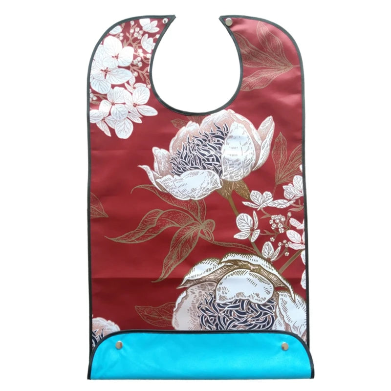 1 Pc Large Waterproof Aprons Adult Mealtime Bibs Aid Apron Washable Reusable Disability Clothes Bib Cook Protector Tool