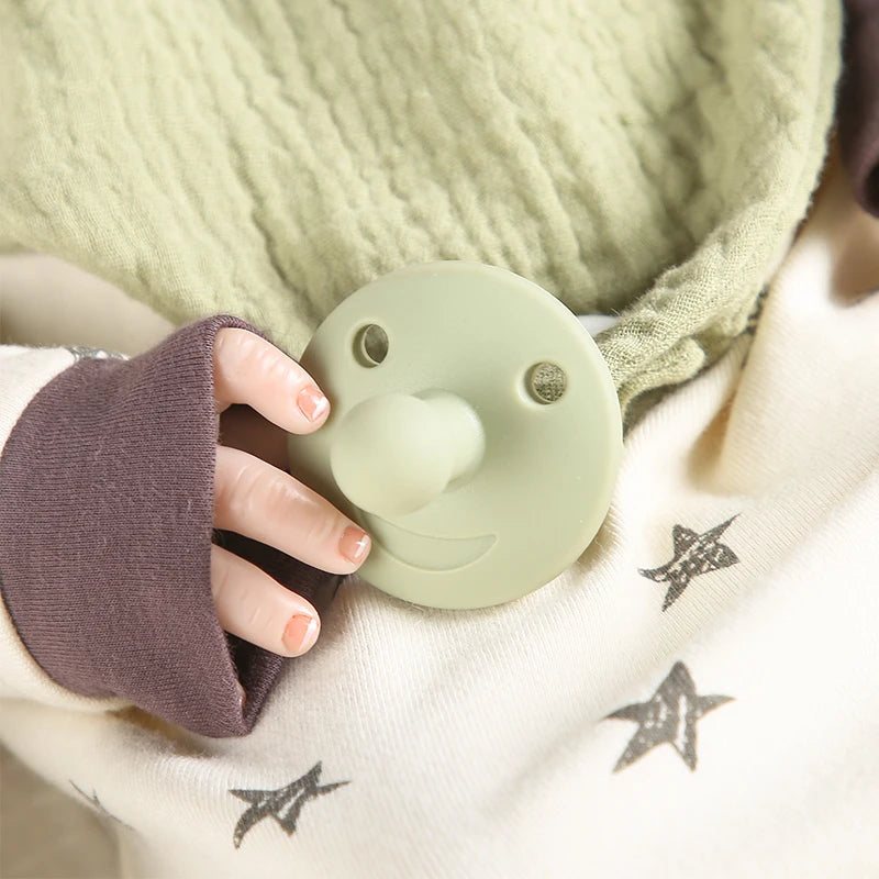 1pcs Baby Bibs Round Newborn Double Cotton Bibs Saliva Towel Baby Feeding Bibs Apron Boys Girls Clothes Kids Children Bandana