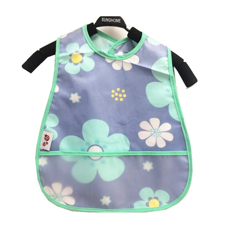 Waterproof Sleeveless Bibs Children Apron Adjustable Feeding Smock Bibs Kids Eating Dinner Breastplate Baby Bavoir Clothing