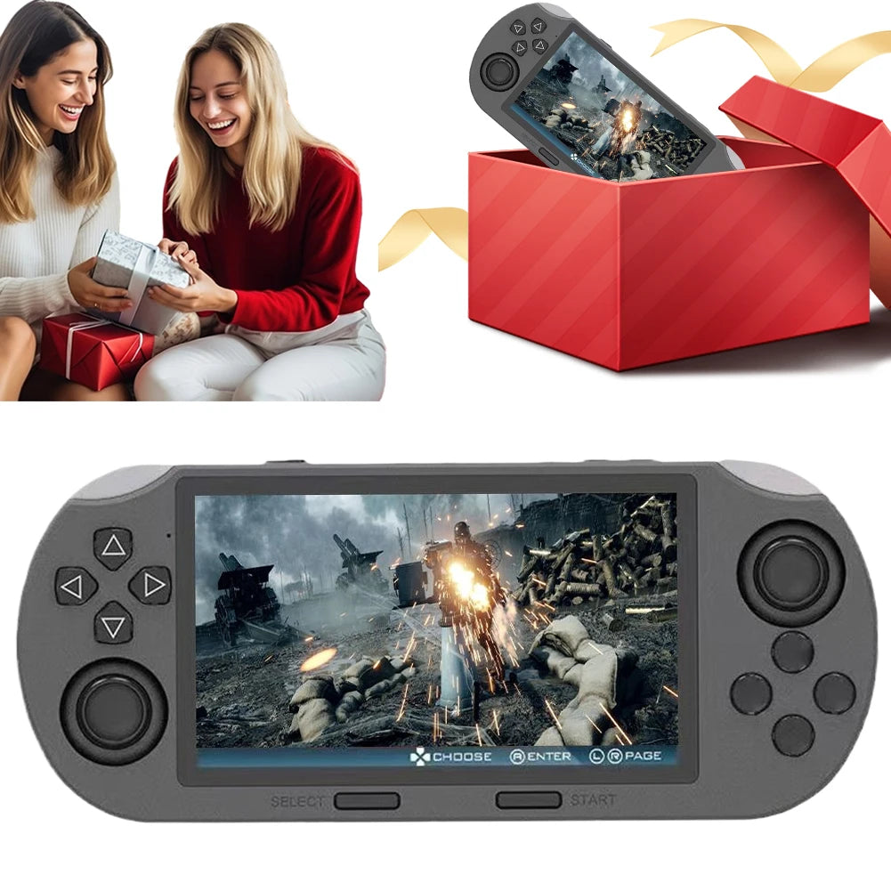 Retro Gaming Console 4.5 Inch IPS Screen Retro Handheld Video Game Console Game Player for Kids & Adults