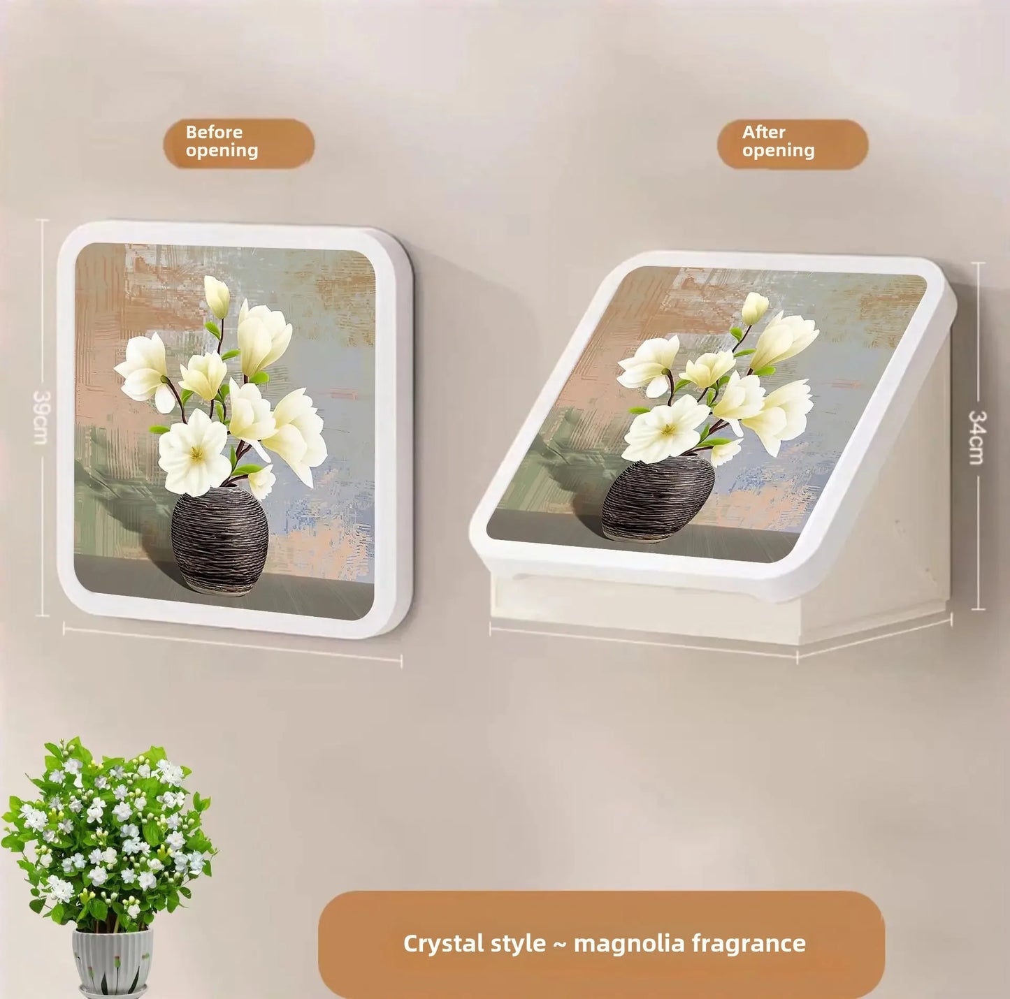 Bathroom Wall Art Storage Box Wardrobe Clothes Hanging Shelf Waterproof No Drilling Foldable Storage Cabinet For Toiletries