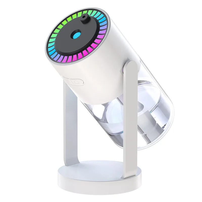 1PC 280ML Air Humidifier Colorful Atmosphere Light Mute Humidification Rotate Creative Colorful Cup Desktop Home Car Humidifier