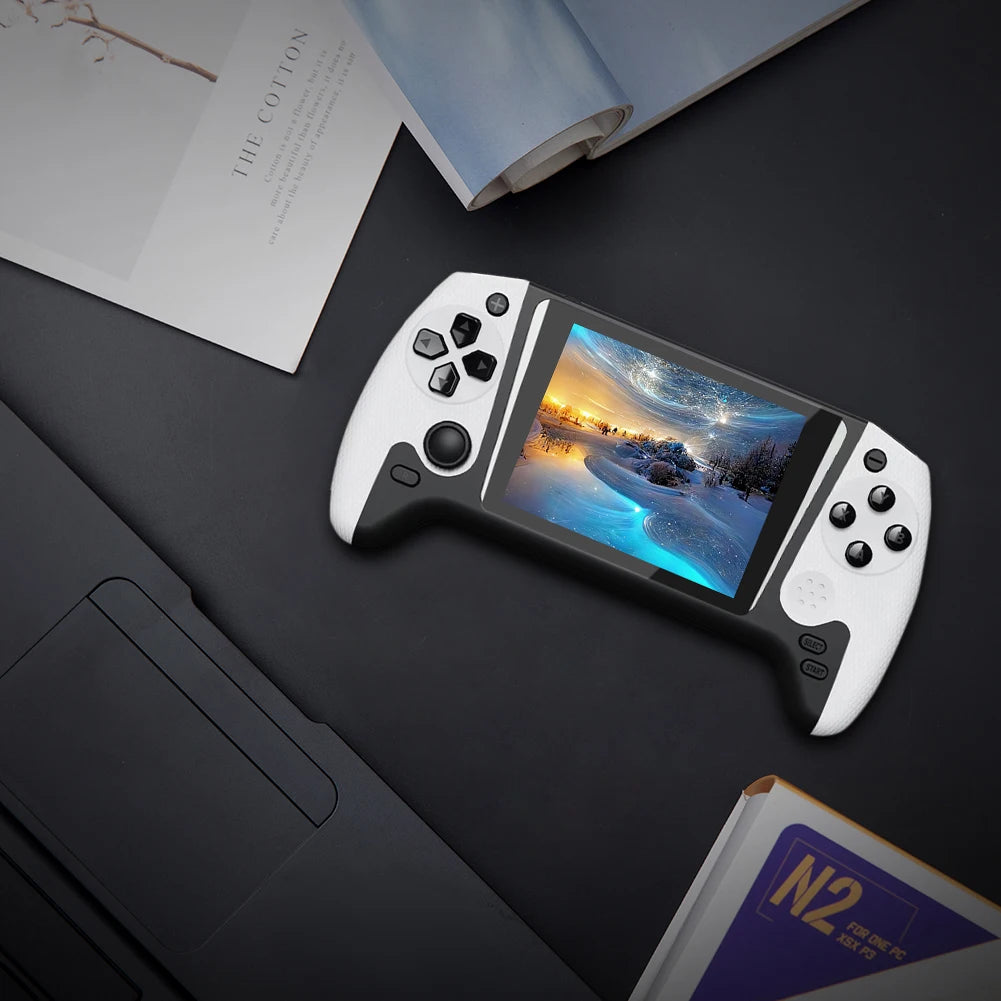 Retro Handheld Game Console 3.5inch LCD Screen Built-in 500 Games Gaming Console TV Connect Video Game Console for Single Player