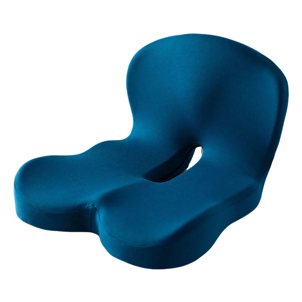 Memory Foam L-Shaped Integrated Office Chair Cushion with Lumbar Support Car Seat Cushion for Office Workers Car Drivers