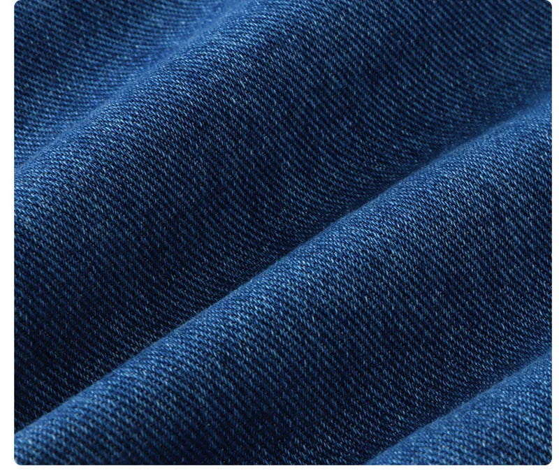 MILANCEL New Spring Kids Jeans Girls Cute Solid Color Denim Blue Pants Children Loose Trousers