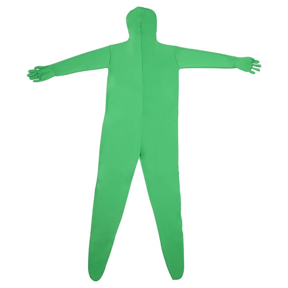Green Screen Suit Disappearing Skin Bodysuit Photography Backdrop Chroma Key Invisible Effect Comfor Suit Photo Video Background