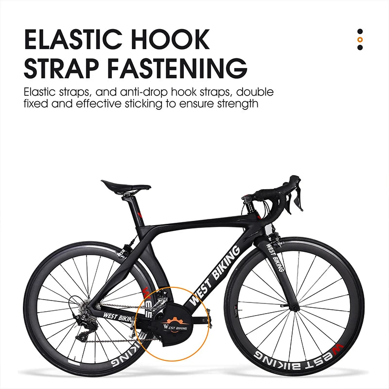WEST BIKING Bicycle Crankset Protective Cover Waterproof Wear-resistant Chainring Protector Cover MTB Road Bicycle Accessories