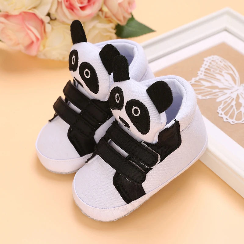 0-18 Months Infant Spring Shoe Newborn Infant Girls and Boys Recreational Baptism Non-Slip Walking Shoe White Soft-soled Sneaker