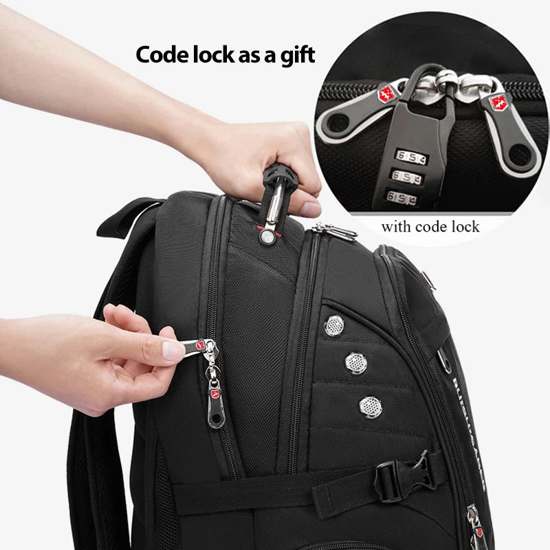 2025 Waterproof 17/20 Inch Laptop Backpack Men Airplane Travel Backpack Women Oxford Rucksack Male School Bag modern Mochila