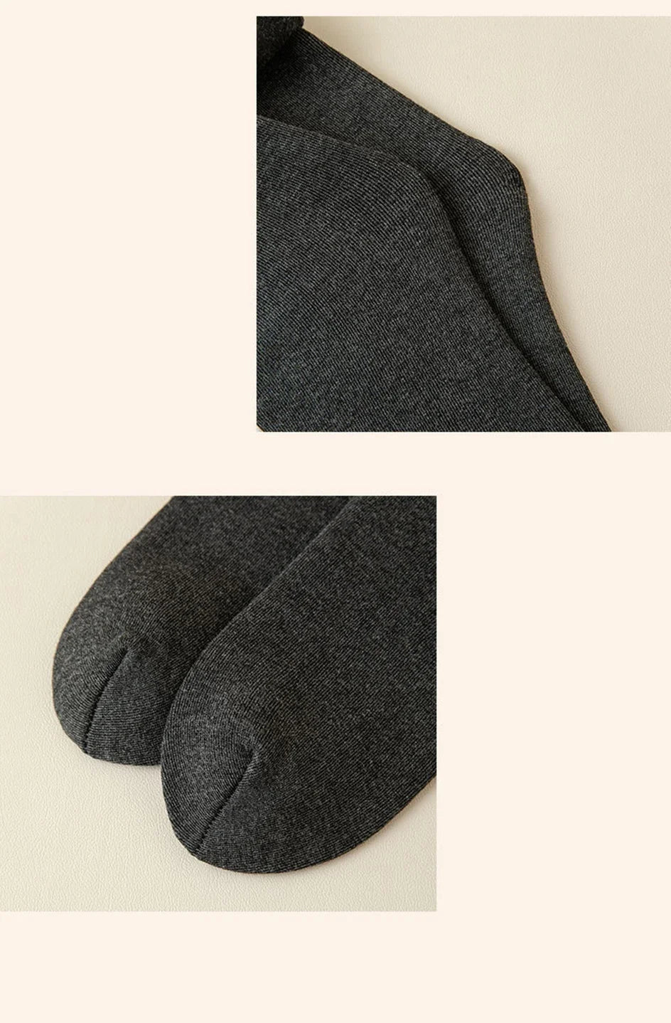 2 Pairs Men Winter Socks Warm Thicken Thermal Snow Boots Solid Color Floor Socks Soft Outdoor Anti-Cold Cashmere Socks
