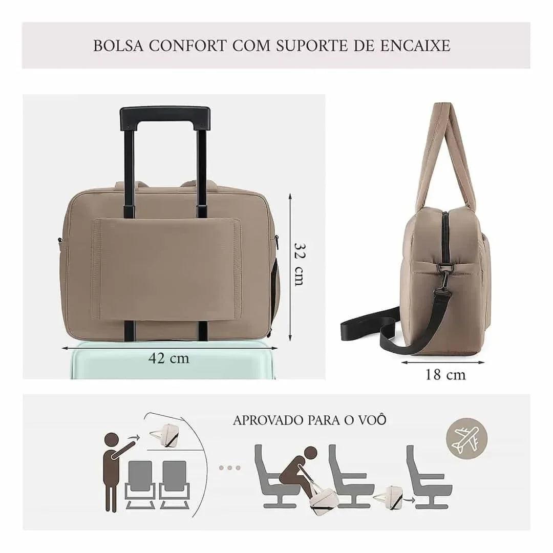 Duffel Weekender Bag Large Capacity Women Multifunction Leisure Travel Puffer Tote Gym Bag Carry on Bag with A Shoe Compartment