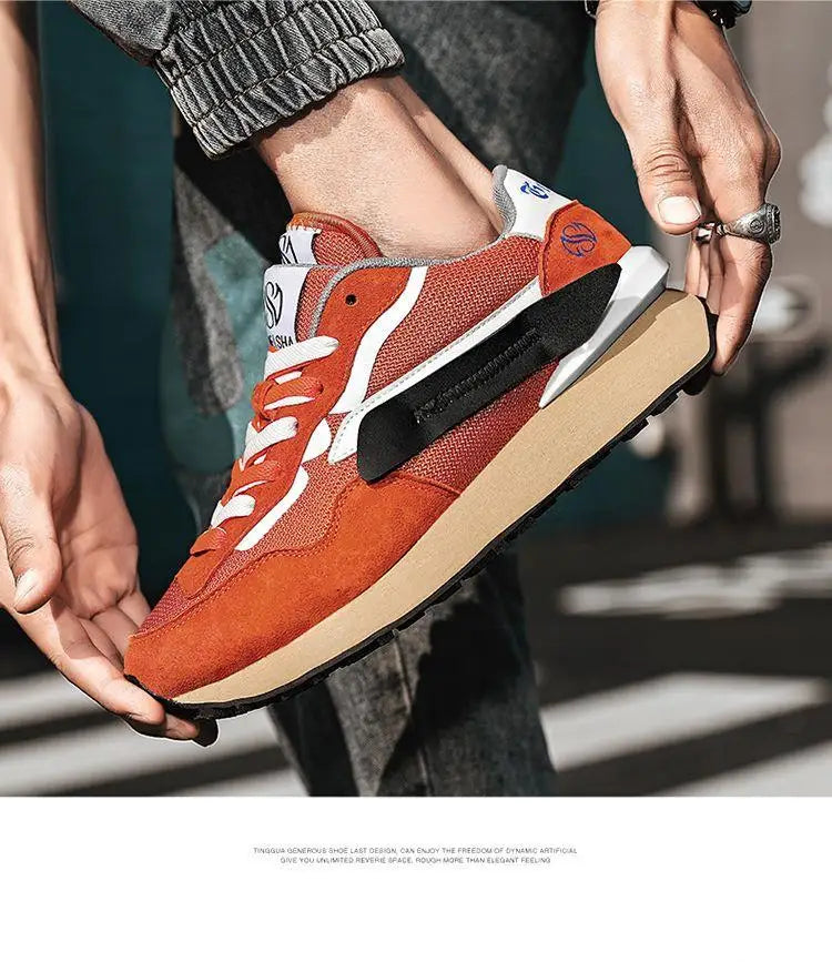 Men Lightweight non-slip walking shoes summer fashion outdoor sports shoes casual comfortable sports shoes
