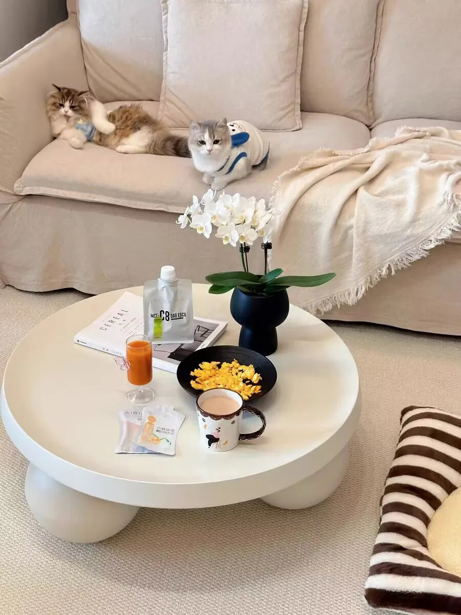 Coffee Table Side Tabel Living Room Simple Tea Table Creative Nordic Minimalist Modern Small Sofa Outdoor Salon Round Table