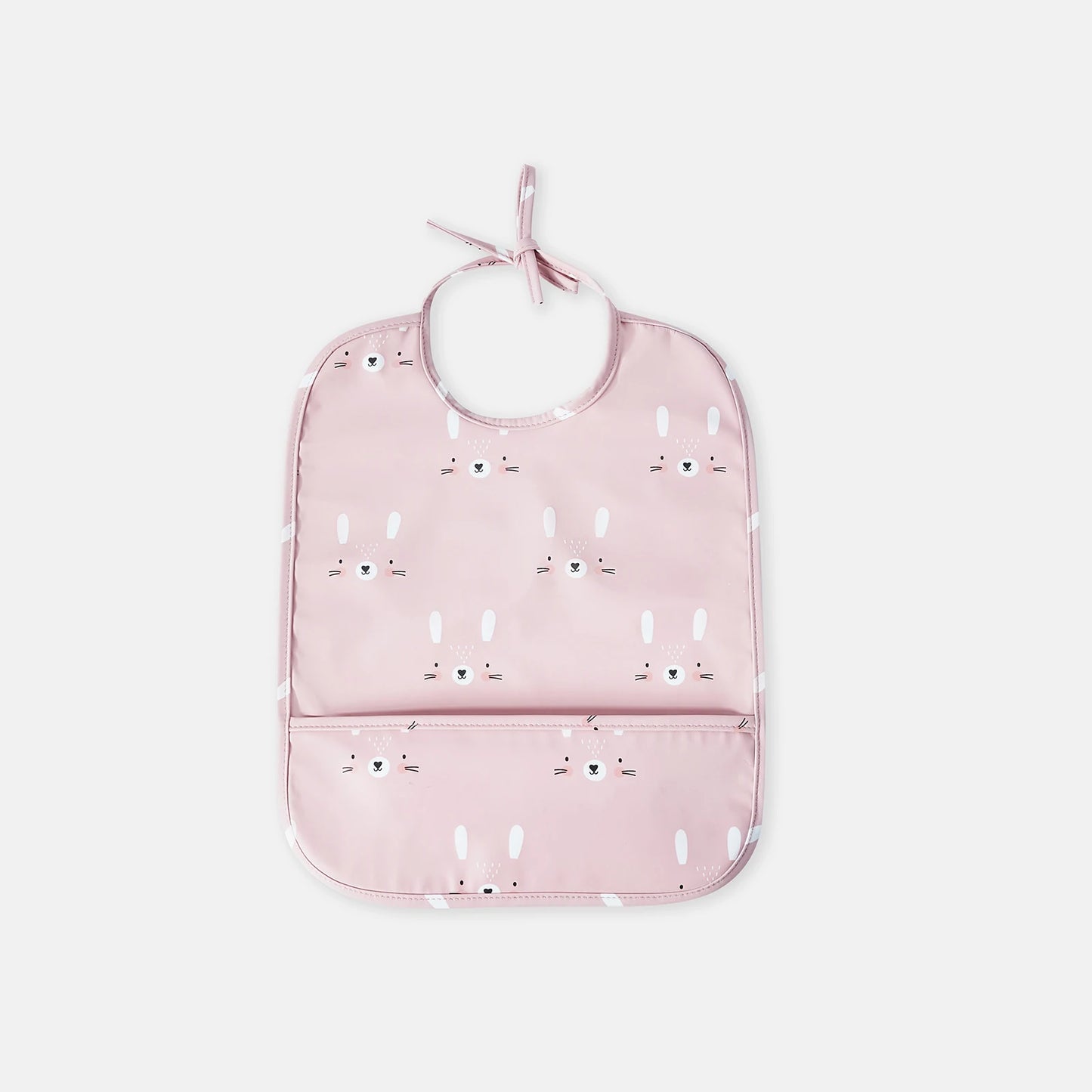 INSULAR Baby's Bibs Sleeveless Adjustable Pinny Soft Waterproof PU Cloth Kids Painting Smock Child Eating Apron Danish Style