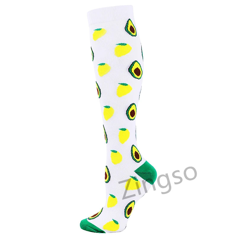 Running Compression Socks Summer 20-30 Mmgh Pregnant Edema Varicose Veins Varicose Veins Edema Diabetes Marathon Nurse Stocking