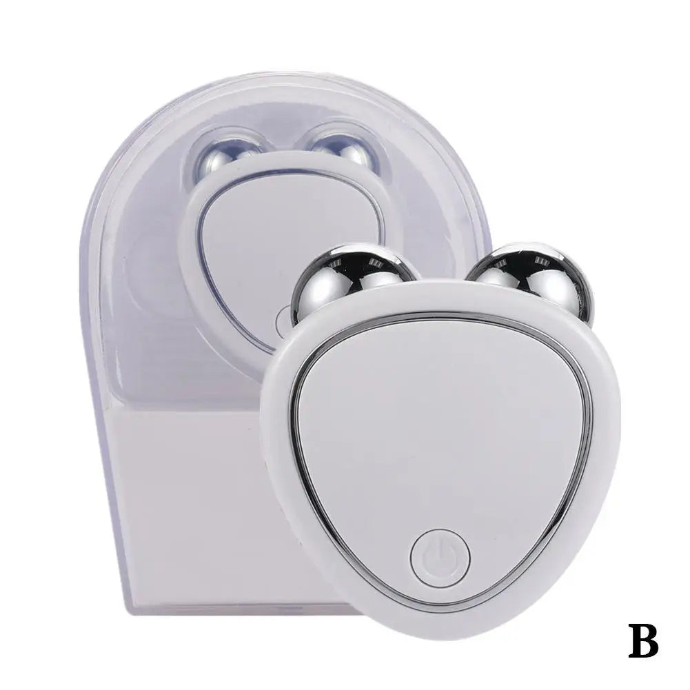 Portable Electric Face Lift Roller Massager EMS Sonic Facial Lifting Skin Tighten Massage to use after charging for 30 minutes