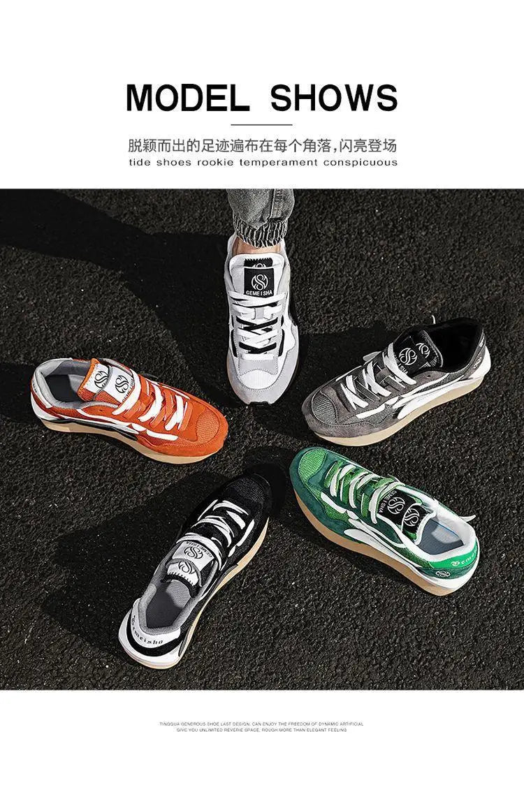 Men Lightweight non-slip walking shoes summer fashion outdoor sports shoes casual comfortable sports shoes