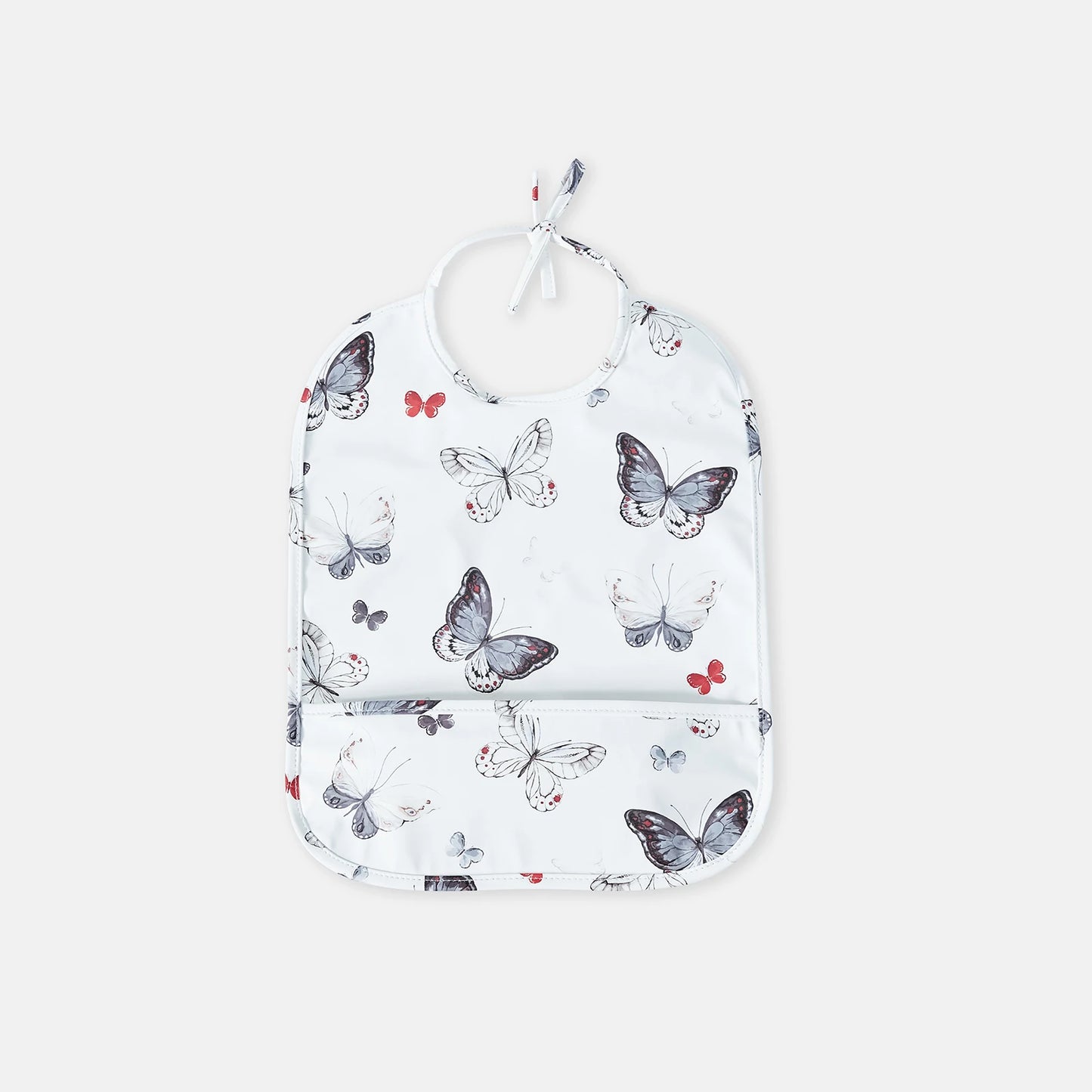 INSULAR Baby's Bibs Sleeveless Adjustable Pinny Soft Waterproof PU Cloth Kids Painting Smock Child Eating Apron Danish Style